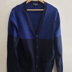 Navy cardigan